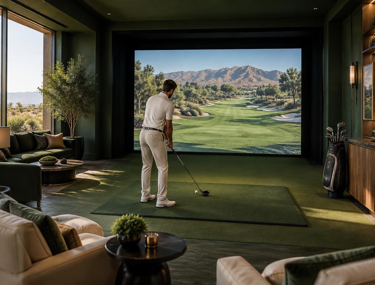 Golf Simulators at PARK PLACE — concept visualization