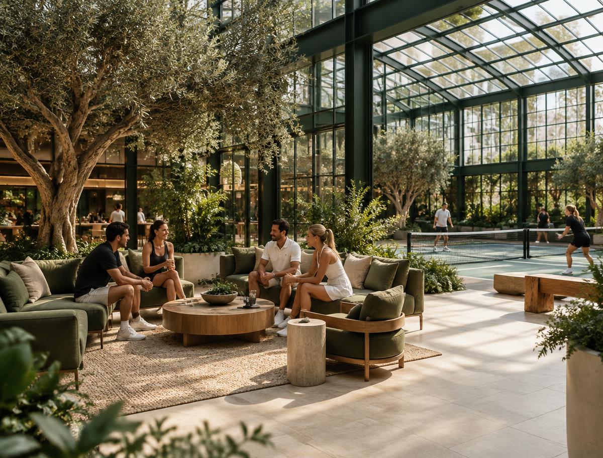 Park Place lounge seating area — concept visualization